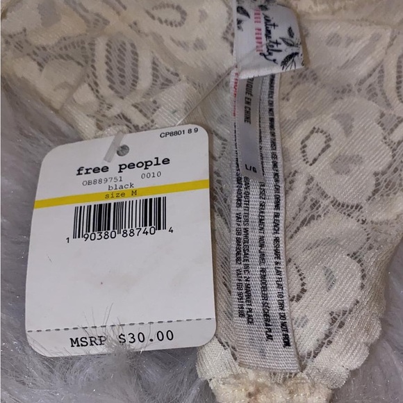 FREE PEOPLE
Intimately Fp Lace Racerback Bralette In Cream - Picture 7 of 9